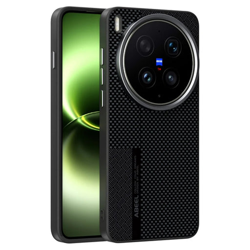 ABEEL For vivo X300 Ultra 5G Magnetic Case Ultra-thin 6D Printed Shockproof TPU PC Aluminum Alloy Leather Phone Cover - Guardian Model 2 No. 1 - 1