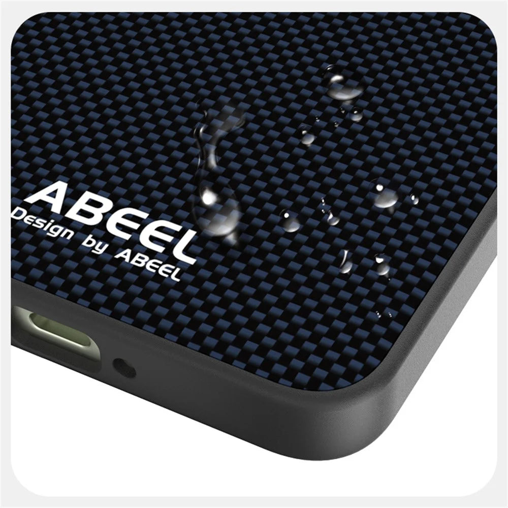 ABEEL For vivo X300 Ultra 5G Magnetic Case Printed PC TPU Aluminum Alloy Leather Phone Cover - Black - 4