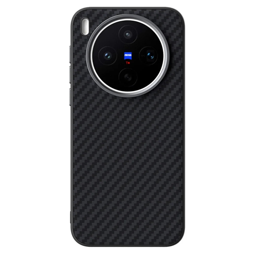 ABEEL For vivo X300s 5G Magnetic Case Carbon Fiber Texture Phone Back Cover - Black - 2