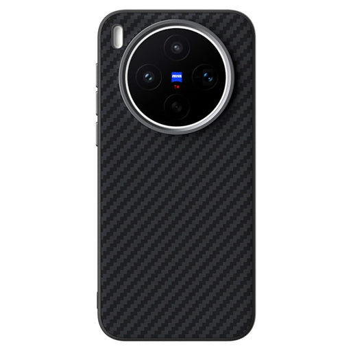 ABEEL For vivo X300s 5G Magnetic Case Carbon Fiber Texture Phone Back Cover - Black - 2