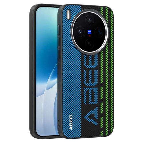ABEEL For vivo X300s 5G Magnetic Case Micro-Embossing 6D Printed PC TPU Aluminum Alloy Leather Phone Cover - Outstanding No. 1 - 1