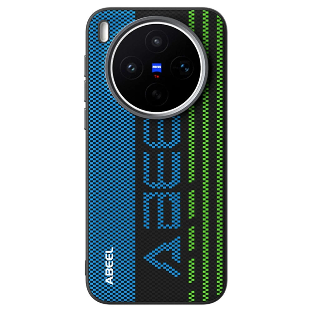 ABEEL For vivo X300s 5G Magnetic Case Micro-Embossing 6D Printed PC TPU Aluminum Alloy Leather Phone Cover - Outstanding No. 1 - 2