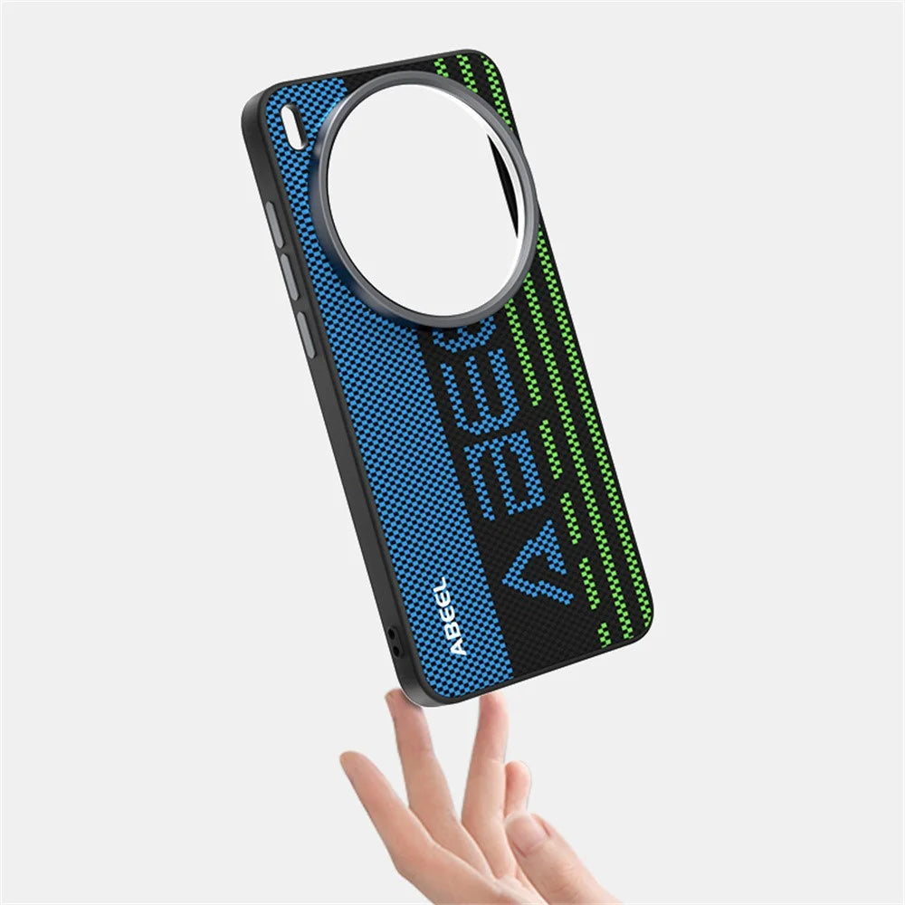 ABEEL For vivo X300s 5G Magnetic Case Micro-Embossing 6D Printed PC TPU Aluminum Alloy Leather Phone Cover - Outstanding No. 1 - 3