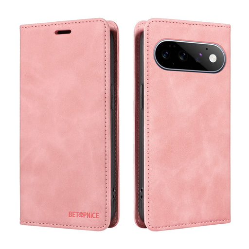 BETOPNICE For Google Pixel 11 Pro / Google Pixel 11 Case Magnetic Closure RFID Blocking Wallet Stand Leather Phone Cover - Pink - 2
