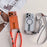 For iPhone 18 Pro / 17 Pro Magnetic Case Kickstand PC TPU Phone Cover with 30cm Short Strap / 120cm Long Strap - Orange - 6