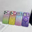 For iPhone 17 Pro Magnetic Case Multicolor Gradient Stripe TPU PC Shockproof Cover Compatible with Magsafe - Gradient Pink Yellow - 7
