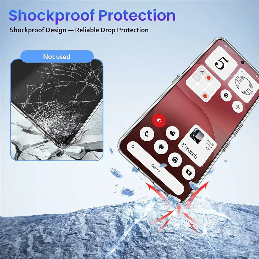 For Nothing Phone (4a) Pro Magnetic Case Transparent TPU Anti Drop Phone Cover - 2