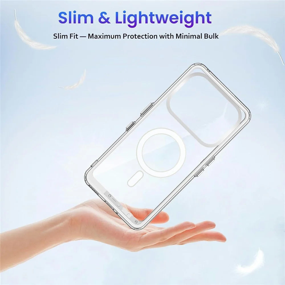 For Nothing Phone (4a) Pro Magnetic Case Transparent TPU Anti Drop Phone Cover - 6