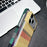 For iPhone 17 Pro Max Magnetic Case Striped Textile Pattern Skin-touch PC Cover - Yellow Stripe - 3