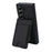 For Samsung Galaxy Z Fold6 5G Case Card Bag Kickstand Leather + PC Phone Cover with HD Screen Protector - Black - 3