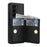 For Samsung Galaxy Z Fold5 5G Wallet Case Ring Holder PC PU Flip Phone Cover with HD Screen Protector - Black - 3