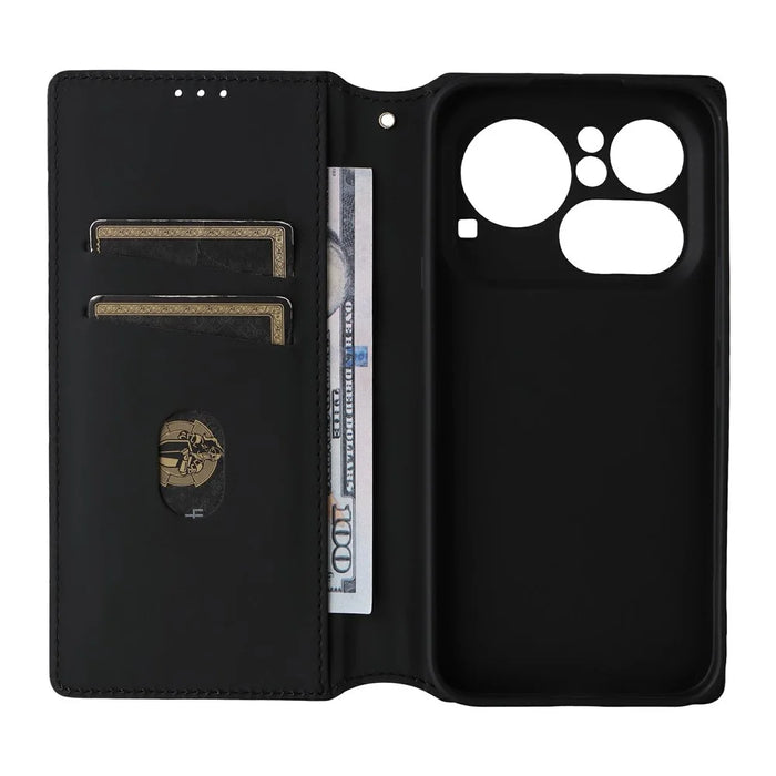 For Nothing Phone (4a) Pro Case Wallet Rhombus Imprinted PU Leather Phone Cover - Silver - 3