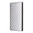 For Nothing Phone (4a) Pro Case Wallet Rhombus Imprinted PU Leather Phone Cover - Silver - 6