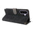 For Samsung Galaxy A57 5G Case Wallet RFID Blocking PU Leather Phone Cover Stand with Strap - Black - 5