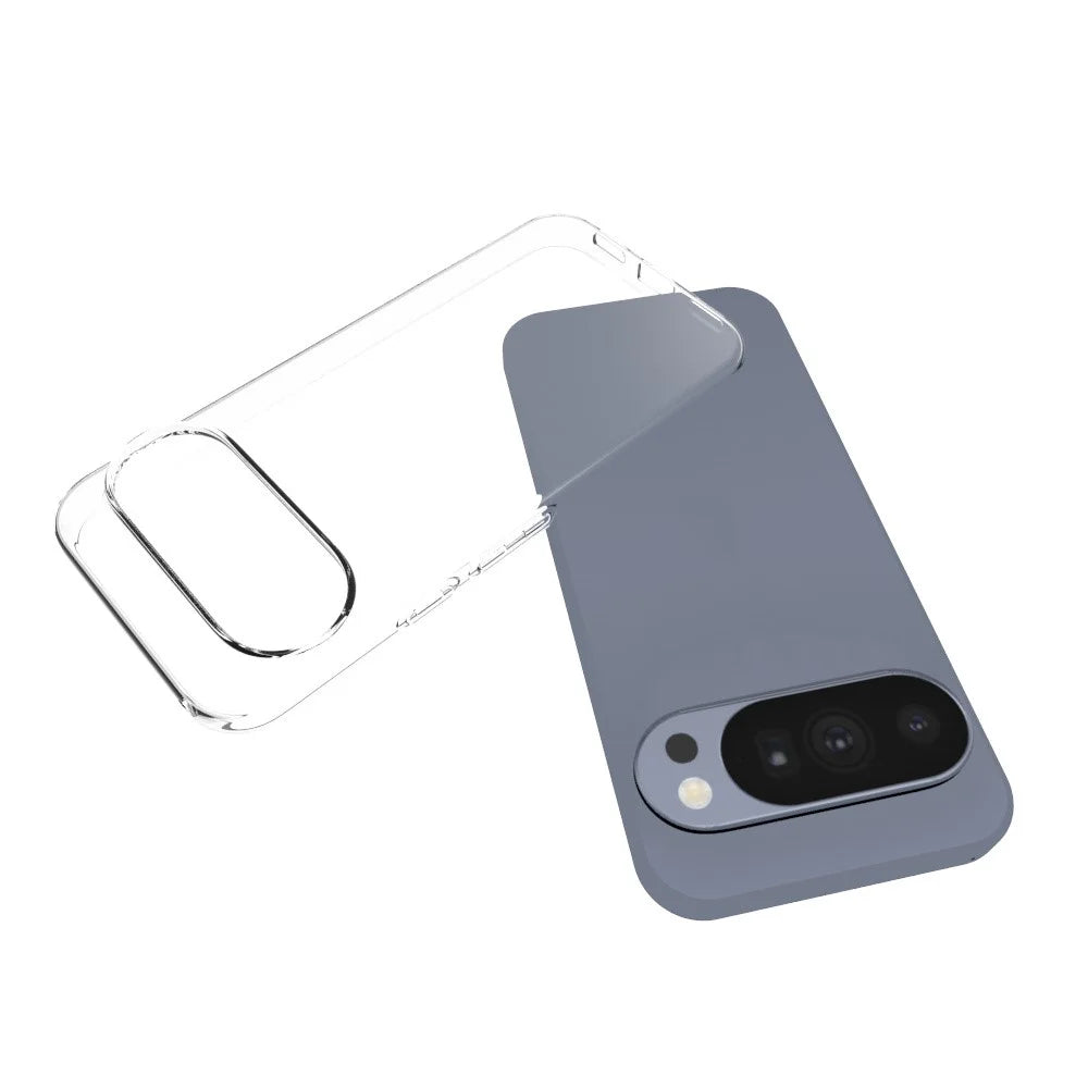 10Pcs   /   Pack For Google Pixel 11 Pro Case Watermark Free TPU Protective Phone Cover - Transparent - 5