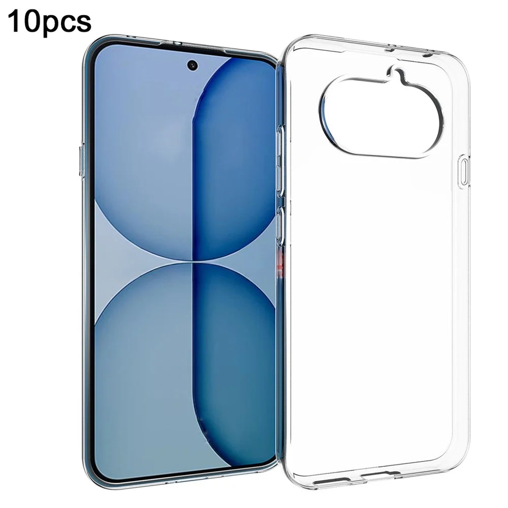 10Pcs   /   Pack For Nothing Phone (4a) Case Watermark Free TPU Protective Phone Cover - Transparent - 1