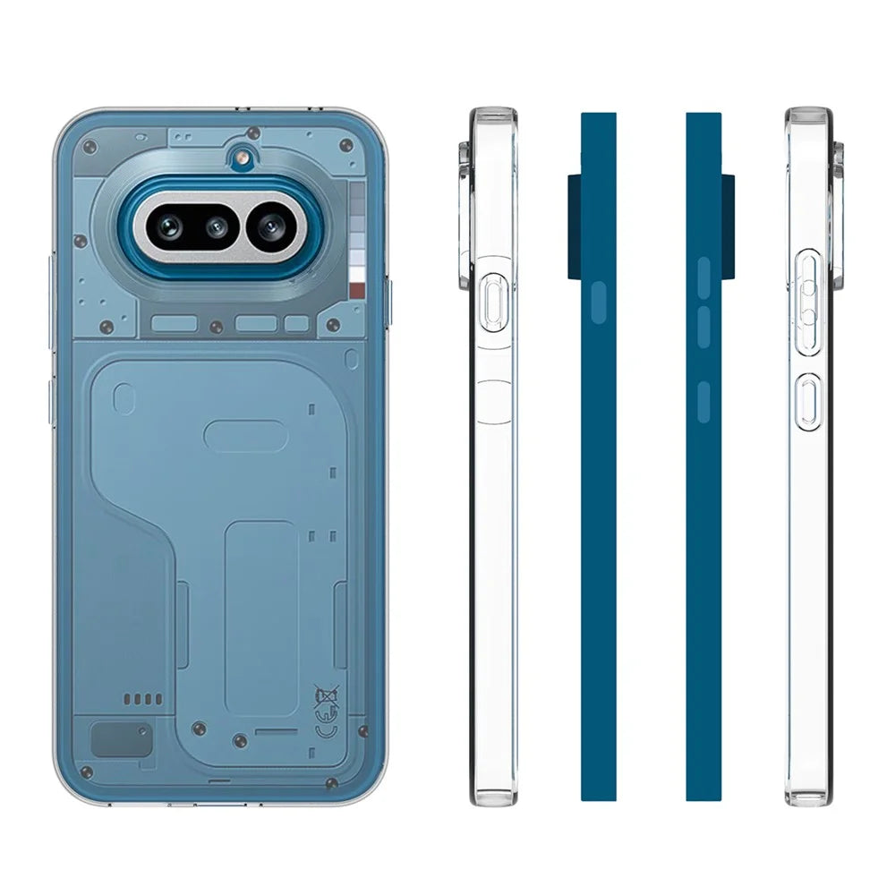10Pcs   /   Pack For Nothing Phone (4a) Case Watermark Free TPU Protective Phone Cover - Transparent - 5