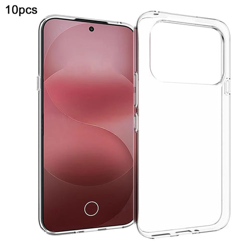 10Pcs   /   Pack For Nothing Phone (4a) Pro Case Watermark Free TPU Protective Phone Cover - Transparent - 1