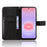For Samsung Galaxy A37 5G Leather Wallet Case with Strap Diamond Texture Phone Cover - Black - 6