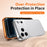 For iPhone 17 Pro Phone Case Lambskin Texture PC TPU PU Leather Shockproof Protective Cover - Orange - 6