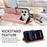 For iPhone 18 Pro Max / 17 Pro Max Wallet Case Embossed Mandala Pattern PU Leather + TPU Cover with Wrist Strap - Rose Gold - 2