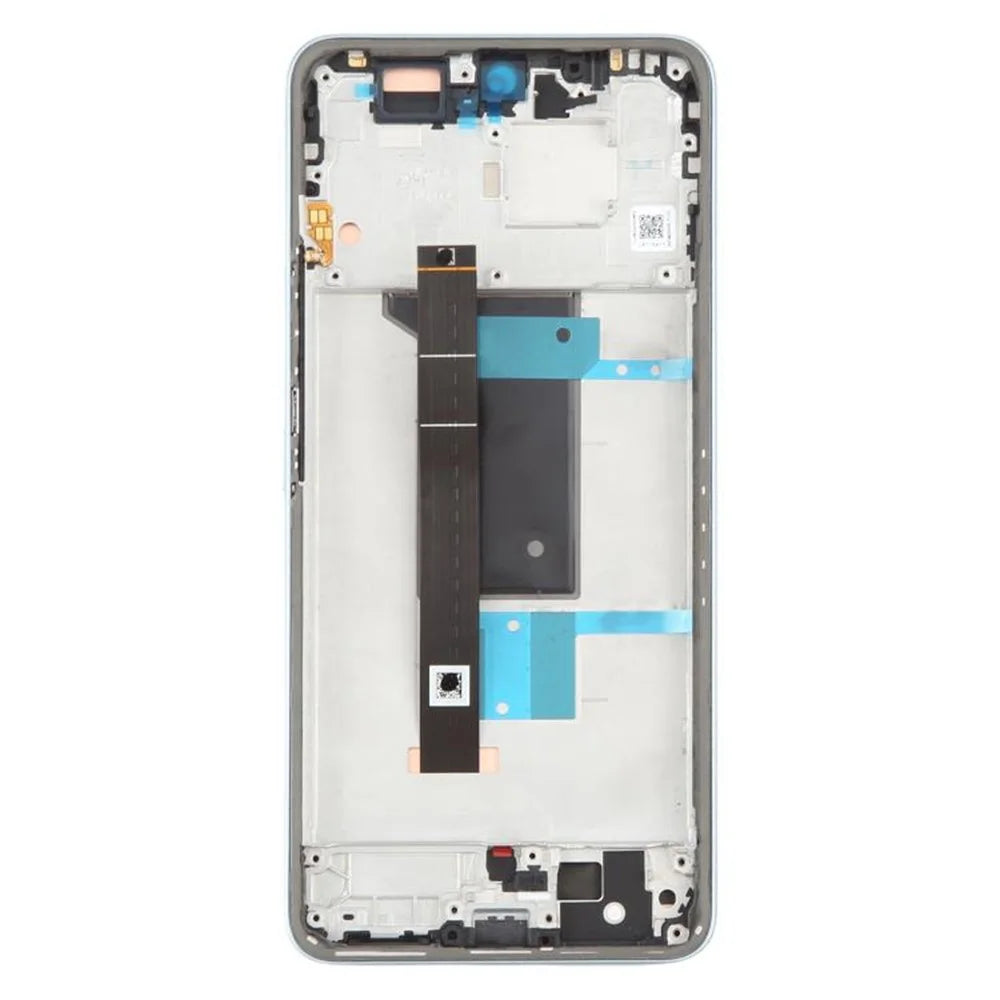 For Xiaomi Redmi Note 15 Pro 4G (Global) 25100RA69G OEM Grade S AMOLED Screen and Digitizer Assembly + Frame (Without Logo) - Blue - 3