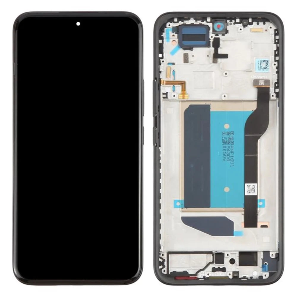 For Xiaomi Redmi Note 15 Pro+ 5G (Global) 2510ERA8BG OEM Grade S AMOLED Screen and Digitizer Assembly + Frame (Without Logo) - Black - 1