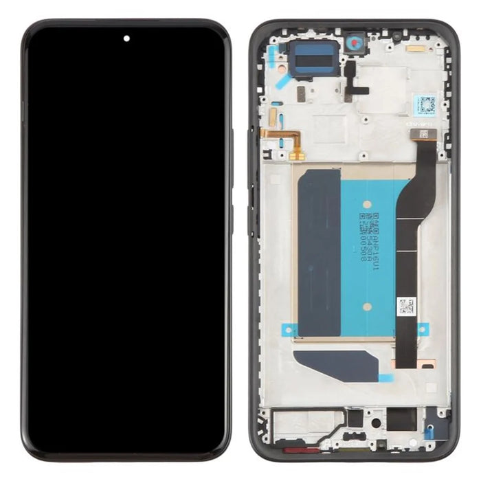 For Xiaomi Redmi Note 15 Pro+ 5G (Global) 2510ERA8BG OEM Grade S AMOLED Screen and Digitizer Assembly + Frame (Without Logo) - Black - 1