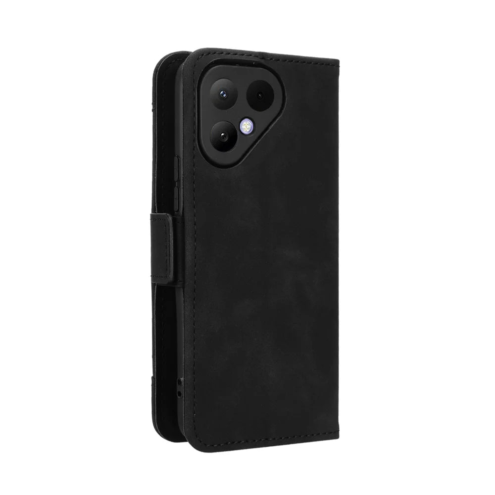 For TECNO Pova Curve 2 5G Leather Case Phone Wallet Cover with Multiple Card Slots - Black - 7