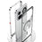 For Nothing Phone (4a) Pro Magnetic Case Aluminium Alloy PC Matte Phone Cover Pop-Up Snap Lock - Silver - 3