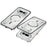 For Nothing Phone (4a) Magnetic Case Aluminium Alloy PC Matte Phone Cover Pop-Up Snap Lock - Silver - 1