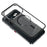 For Nothing Phone (4a) Magnetic Case Aluminium Alloy PC Matte Phone Cover Pop-Up Snap Lock - Silver - 7