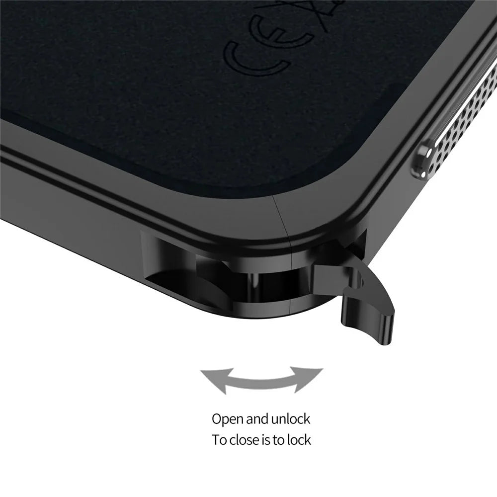 For Nothing Phone (4a) Pro Bumper Cases Metal Frame Heat Dissipation Cover with Lens Protector - Silver - 7