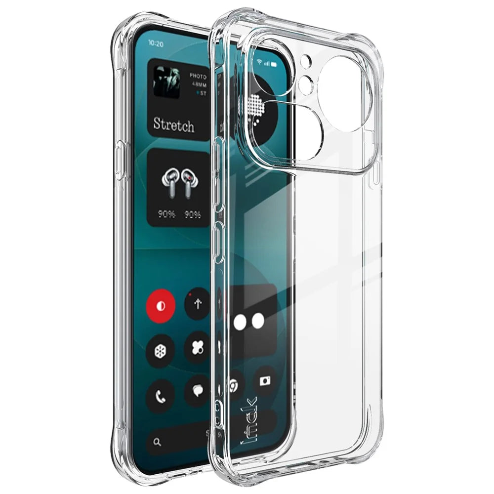 IMAK For Nothing Phone (4a) Pro Case TPU Phone Cover Airbag Shockproof Protection - Transparent - 1