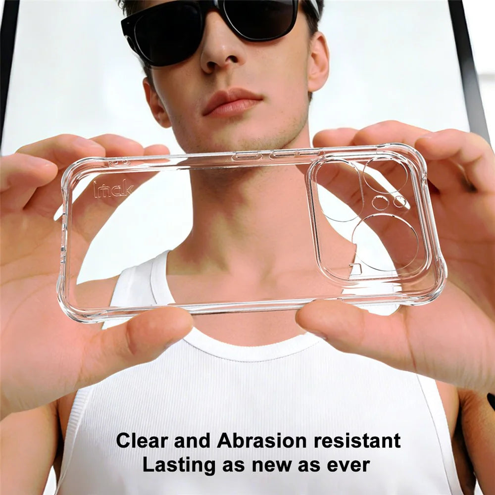 IMAK For Nothing Phone (4a) Pro Case TPU Phone Cover Airbag Shockproof Protection - Transparent - 4