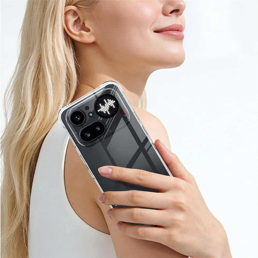 IMAK For Nothing Phone (4a) Pro Case TPU Phone Cover Airbag Shockproof Protection - Transparent - 5