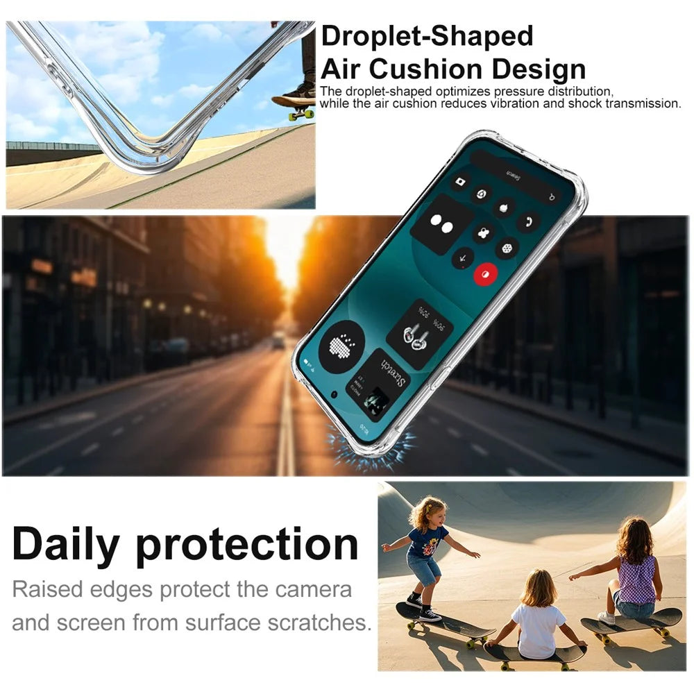 IMAK For Nothing Phone (4a) Pro Case TPU Phone Cover Airbag Shockproof Protection - Transparent - 6
