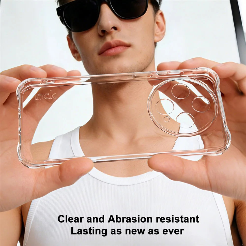 IMAK For vivo X300s 5G Case TPU Phone Cover Airbag Shockproof Protection - Transparent - 4
