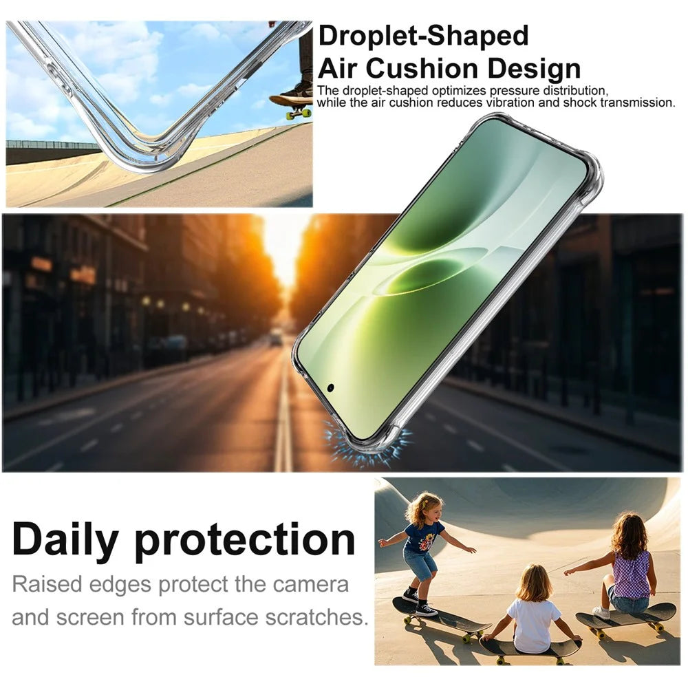 IMAK For vivo X300s 5G Case TPU Phone Cover Airbag Shockproof Protection - Transparent - 6