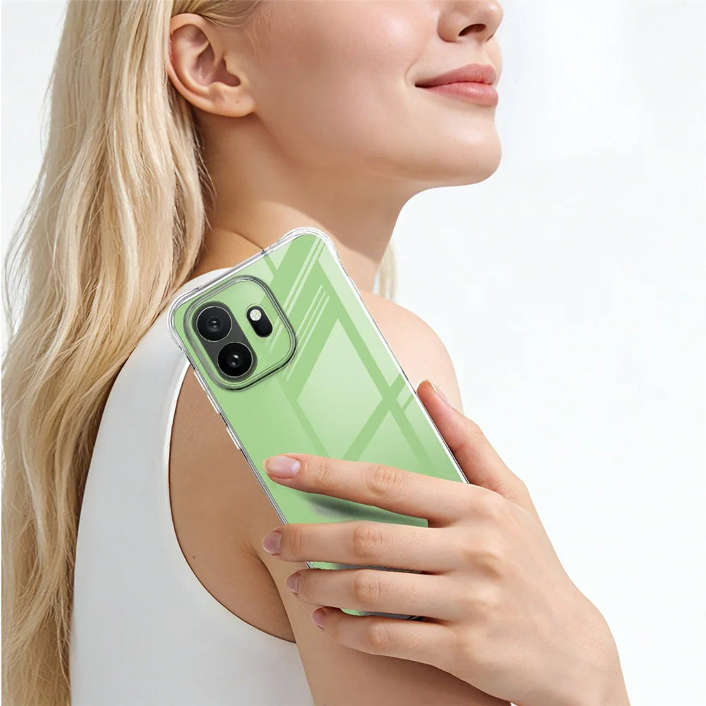 IMAK For OnePlus 15T 5G Case TPU Phone Cover Airbag Shockproof Protection - Transparent - 5