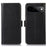 For Google Pixel 11 Pro XL Case RFID Blocking Genuine Cow Leather Wallet Phone Cover - Black - 1