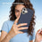 For iPhone 16 Plus Case Compatible with MagSafe Carbon Fiber Texture Shockproof Leather TPU PC Protective Cover - Sapphire - 7