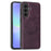 For Samsung Galaxy A37 5G Magnetic Case Leather Back Phone Cover - Dark Purple - 1