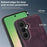 For Samsung Galaxy A57 5G Magnetic Case Leather Back Phone Cover - Dark Purple - 7