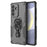 For Samsung Galaxy A37 5G Case Rotatable Ring Kickstand PC + TPU Shockproof Phone Cover - Black - 2