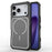 For iPhone 18 Pro Max / 17 Pro Max Magnetic Case Removable Backplate Shockproof PC TPU Cover - Black - 1