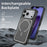 For iPhone 18 Pro Max / 17 Pro Max Magnetic Case Removable Backplate Shockproof PC TPU Cover - Black - 2