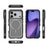 For iPhone 18 Pro Max / 17 Pro Max Magnetic Case Removable Backplate Shockproof PC TPU Cover - Black - 6