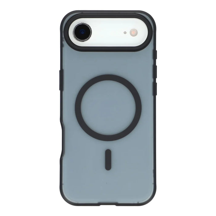 For iPhone Air Magnetic Case Anti-fingerprint Soft-touch Shockproof  TPU + PC Cover - Black - 2