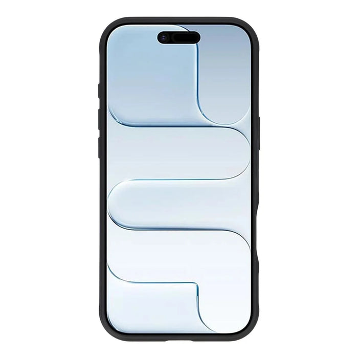 For iPhone Air Magnetic Case Anti-fingerprint Soft-touch Shockproof  TPU + PC Cover - Black - 3